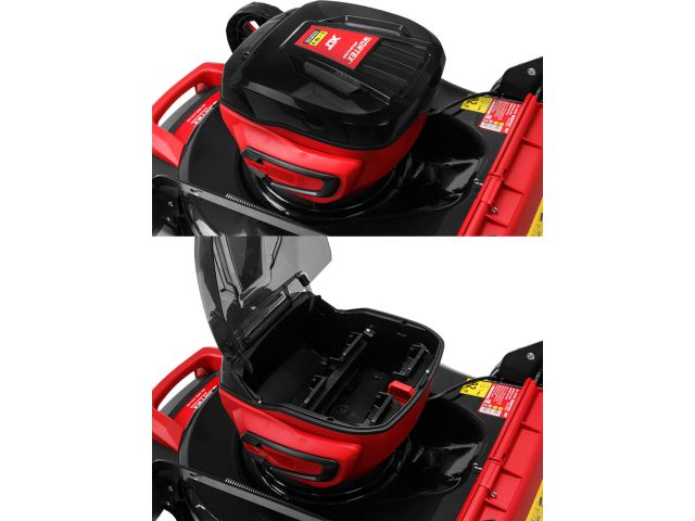 Газонокосилка аккумуляторная WORTEX CLM 4536 в кор. XLT SET БЕСЩЁТ.ДВИГ., 18В+18В, шир.460 мм (2х4 Ач акб, 460 мм, выс. 30-75 мм, дека сталь