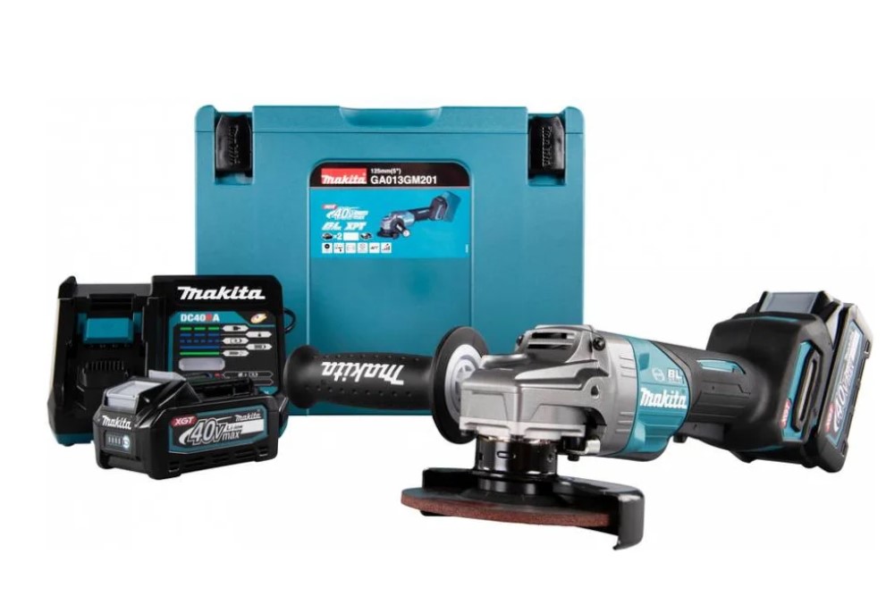 Аккум. углошлифмашина MAKITA XGT GA013GU101 в чем.