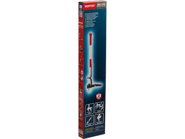 Корнеудалитель садовый WORTEX WPU 1001 (1 м, алюм. труба, стальн. иглы и зубцы)