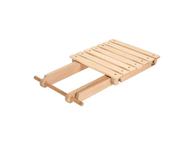 Табурет складной, шлифованный, 54х30х30см, липа, "Банные штучки"