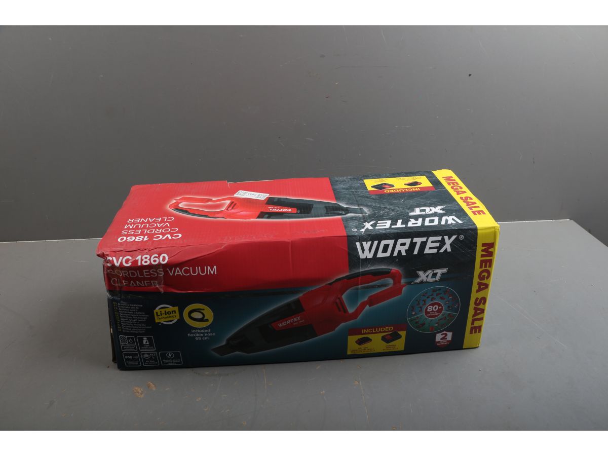 Аккум. пылесос WORTEX CVC 1860 в кор. SET ALL1 XLT 18 В, автомобильный, 1х2А*ч уцененный (13847636