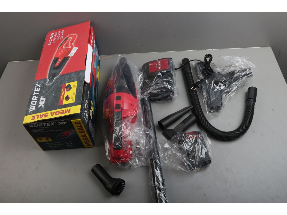 Аккум. пылесос WORTEX CVC 1860 в кор. SET ALL1 XLT 18 В, автомобильный, 1х2А*ч уцененный (13847636