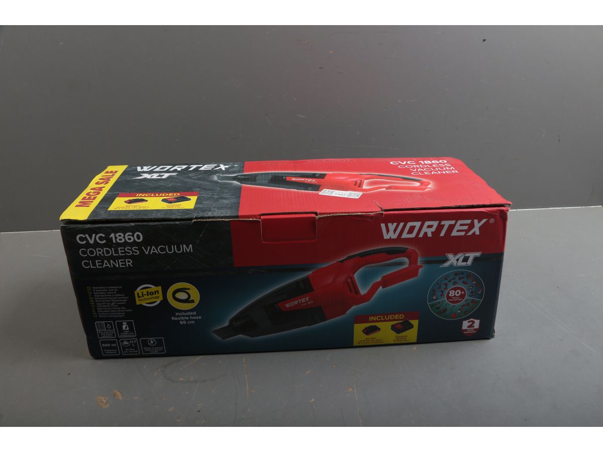 Аккум. пылесос WORTEX CVC 1860 в кор. SET ALL1 XLT 18 В, автомобильный, 1х2А*ч уцененный (13847636