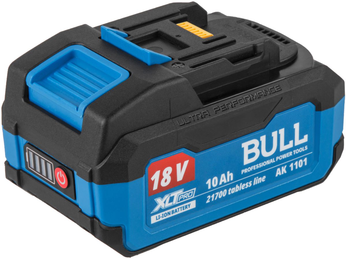 Аккумулятор BULL AK 1101 18.0 В, 21700 TABLESS, 10.0 А/ч, Li-Ion XLTpro