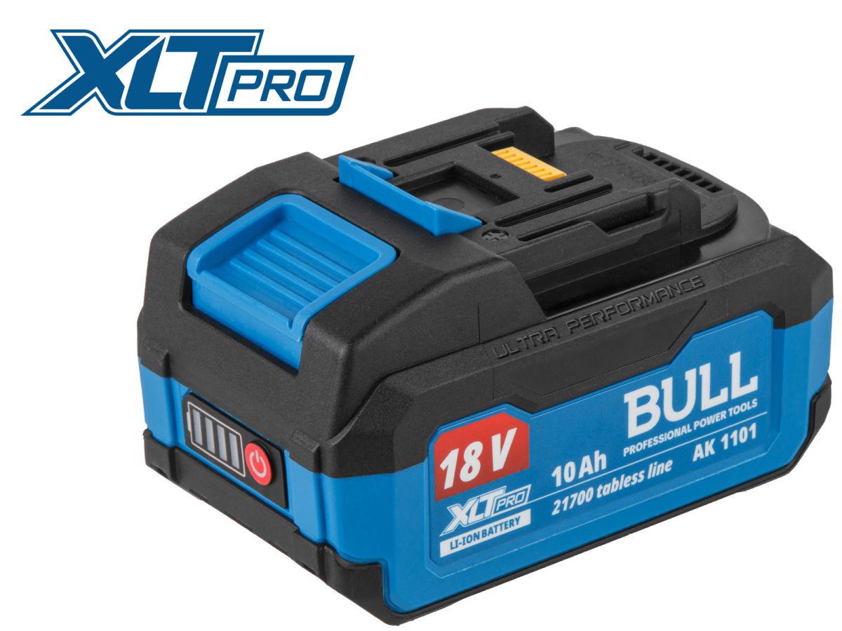 Аккумулятор BULL AK 1101 18.0 В, 21700 TABLESS, 10.0 А/ч, Li-Ion XLTpro