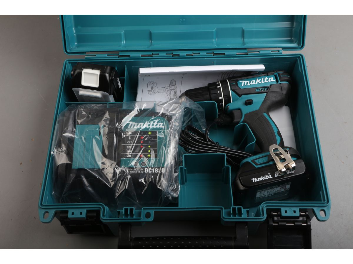 Аккум. ударная дрель-шуруповерт MAKITA LXT DHP 482 SYE в чем. уцененный (1598511040)