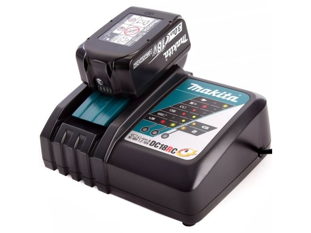 Зарядное устройство MAKITA LXT DC 18 RC (7.2 - 18.0 В, быстрая зарядка, КАРТОН упаковка)