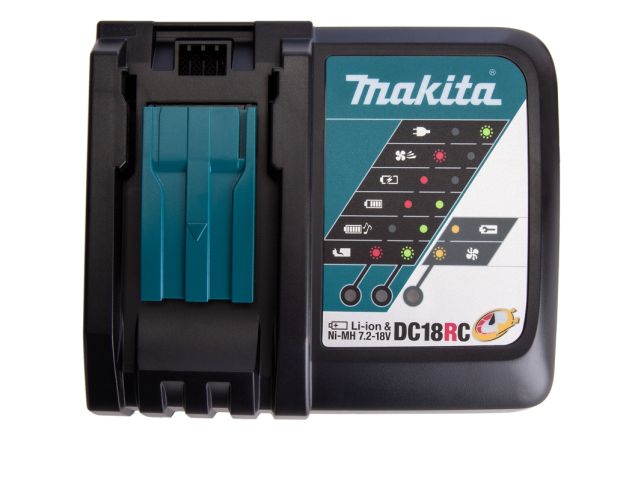 Зарядное устройство MAKITA LXT DC 18 RC (7.2 - 18.0 В, быстрая зарядка, КАРТОН упаковка)