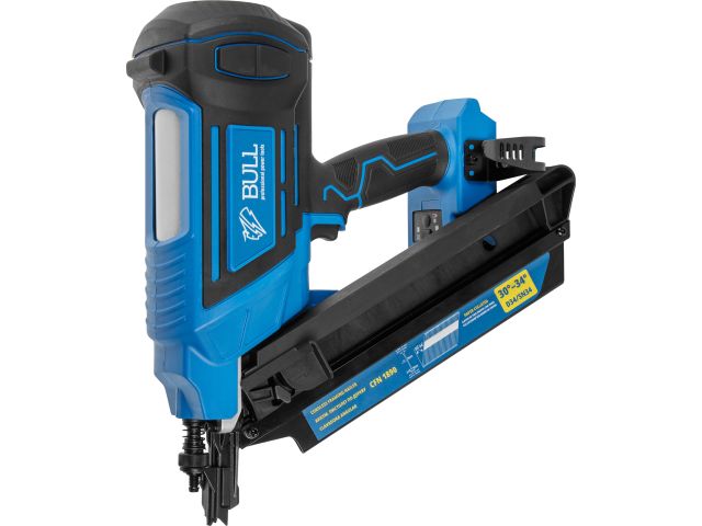 Аккум. гвоздезабивной пистолет BULL CFN 1890 в кор. XLTpro, SET, БЕСЩЕТ. 18В, 90мм, дерево, 90шт/мин