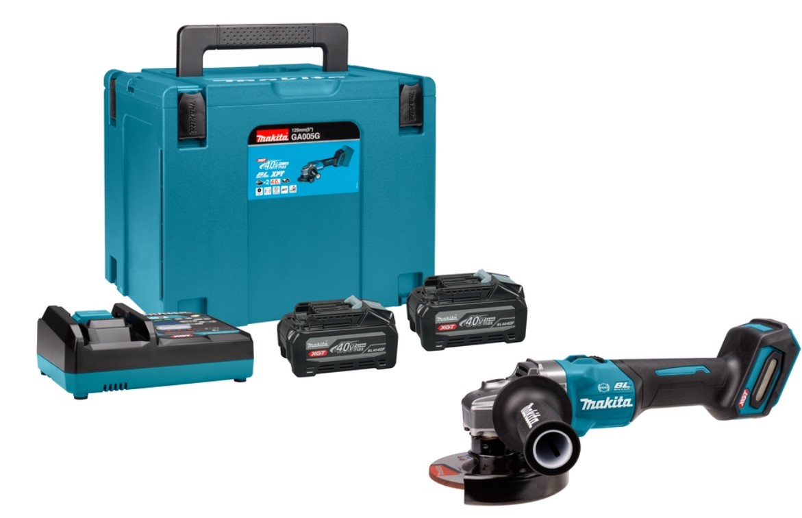 Аккум. углошлифмашина MAKITA XGT GA005GU201 в чем.