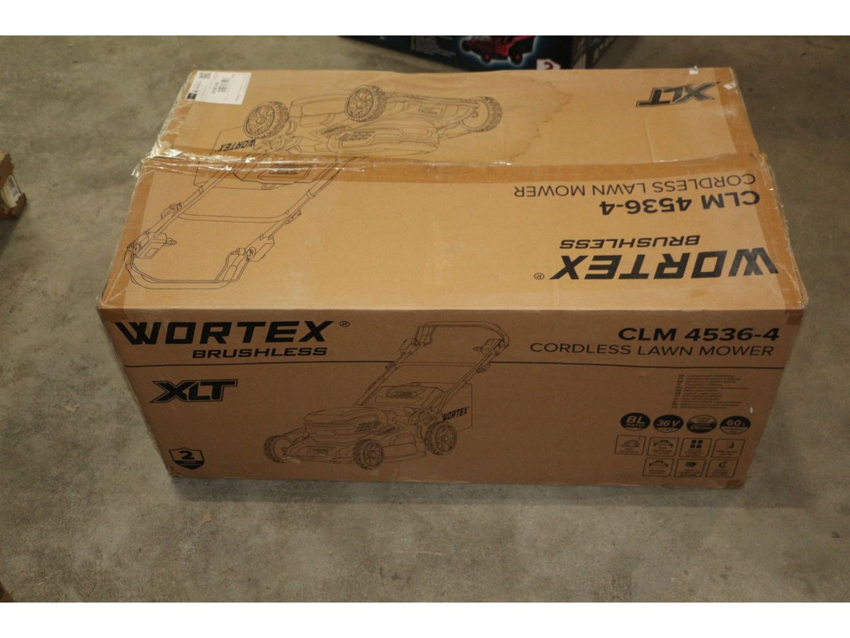 Газонокосилка аккум. WORTEX CLM 4536-4 в кор. XLT SET БЕСЩЁТ.ДВИГ., САМОХОД., 18В+18В, 2х4Ач акб у