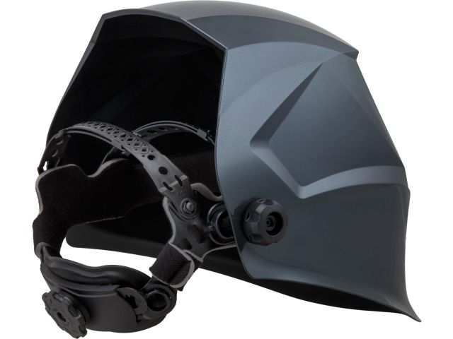 Щиток сварщика  с самозатемняющимся светофильтром Solaris ASF550DL (серый металлик) (1/1/1/2; 96x39 мм (37,4 см2); DIN 3/4-8/9-13 (регул); ш