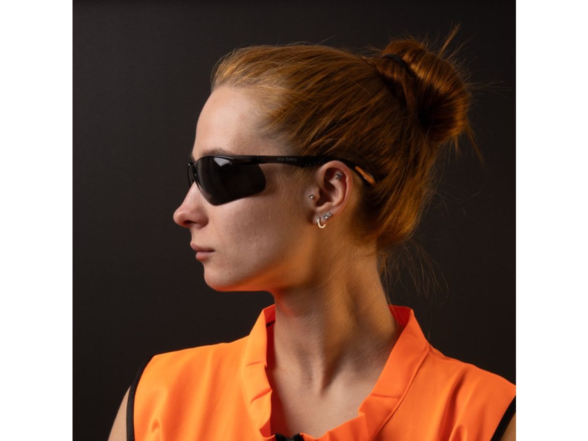 Очки открытые JETA SAFETY Optic-Fit дымчатые