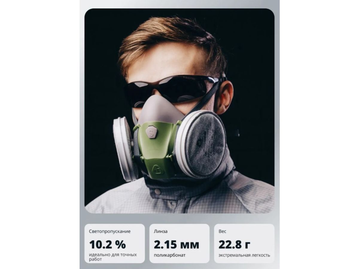 Очки открытые JETA SAFETY Optic-Fit дымчатые