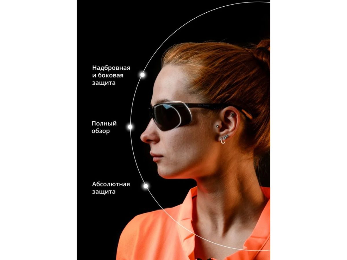 Очки открытые JETA SAFETY Optic-Fit дымчатые