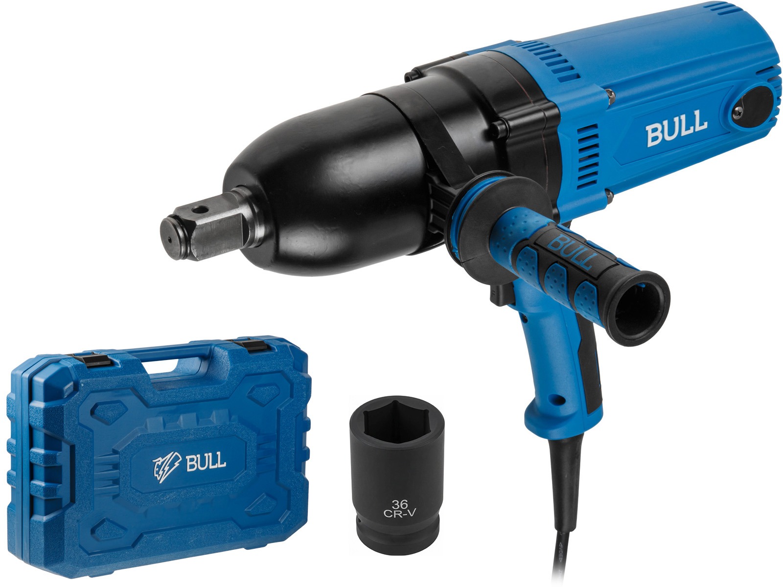 Гайковерт ударный электрический BULL CW 1210 в чем. 1050 Вт, 1200 Н*м, 1"