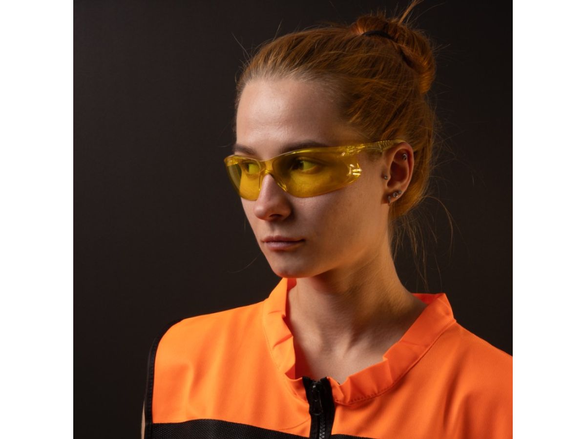 Очки открытые JETA SAFETY Optic-Fit янтарные