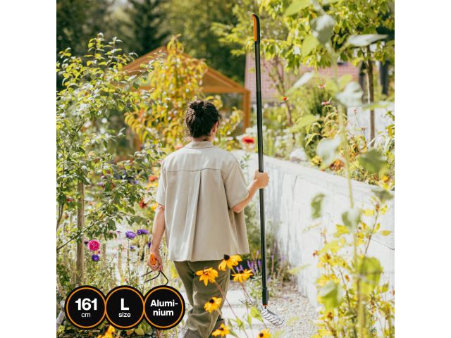 Черенок алюминиевый L 161см OneClick FISKARS (Длина 161 см)
