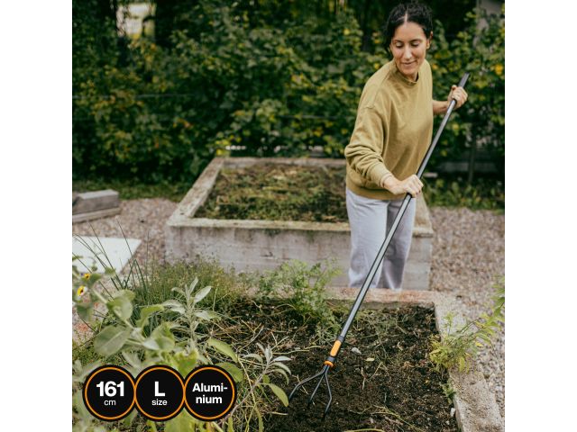 Черенок алюминиевый L 161см OneClick FISKARS (Длина 161 см)