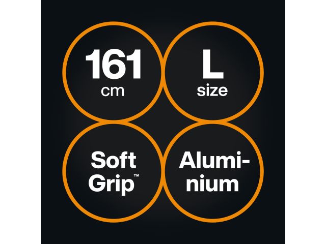 Черенок алюминиевый L 161см OneClick FISKARS (Длина 161 см)