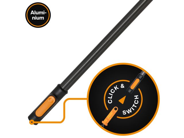 Черенок алюминиевый L 161см OneClick FISKARS (Длина 161 см)