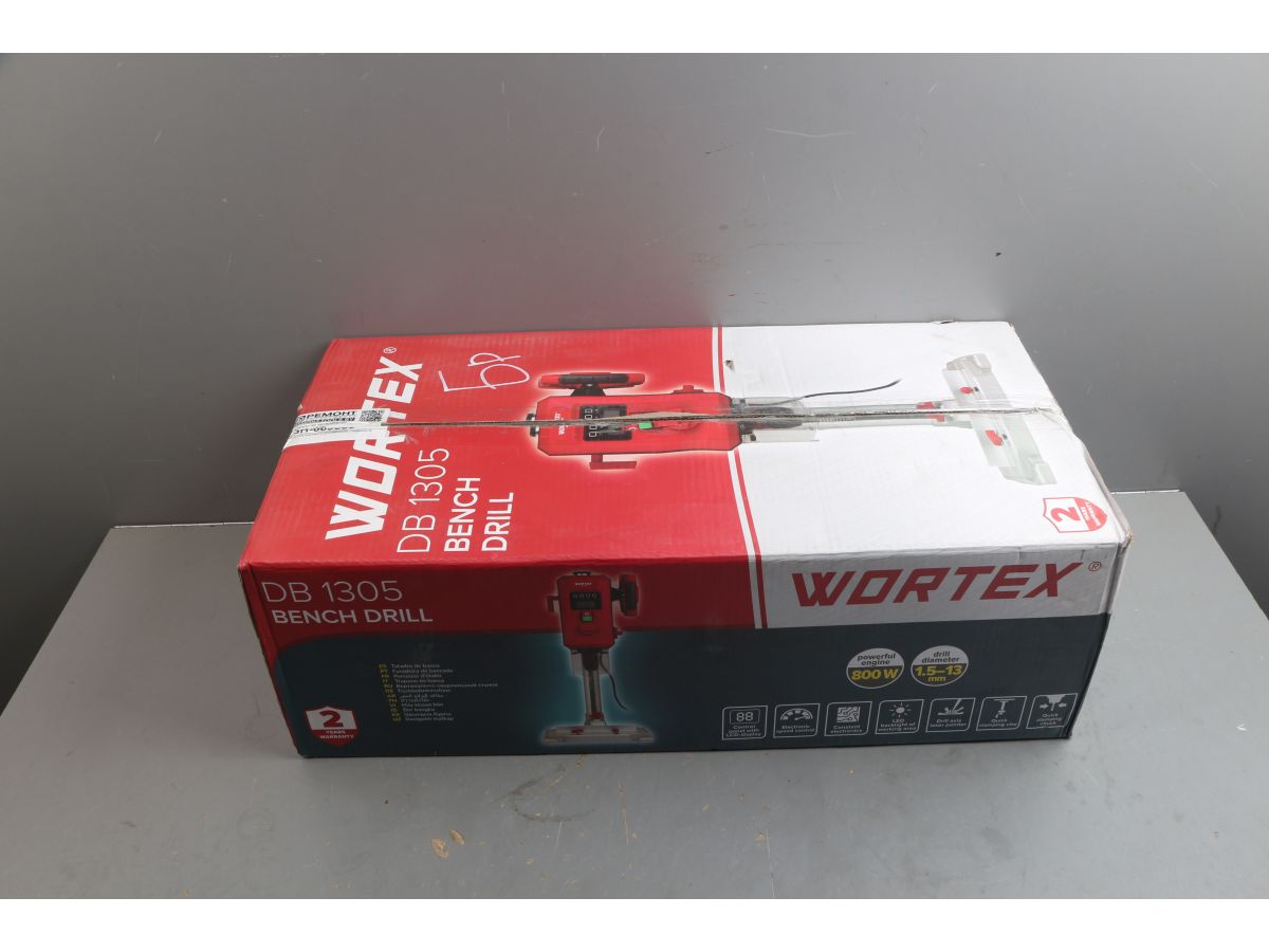 Станок вертикально-сверлильный WORTEX DB 1305 800 Вт, патрон 13 мм, 2 скор. уцененный (3283533120)