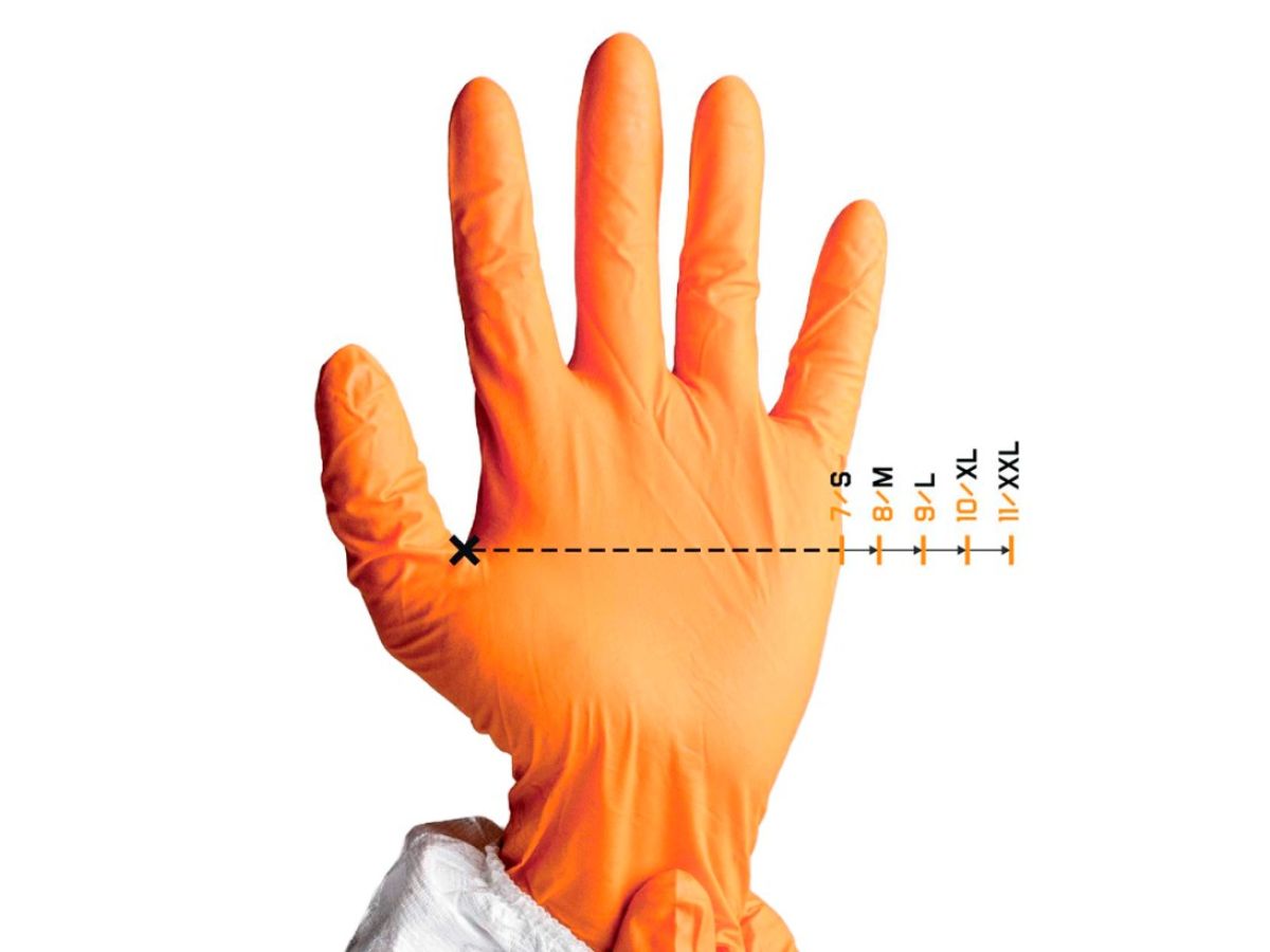 Перчатки х/б, нитриловое полное покрытие, манжет крага, 10/XL Atlant Jeta Safety