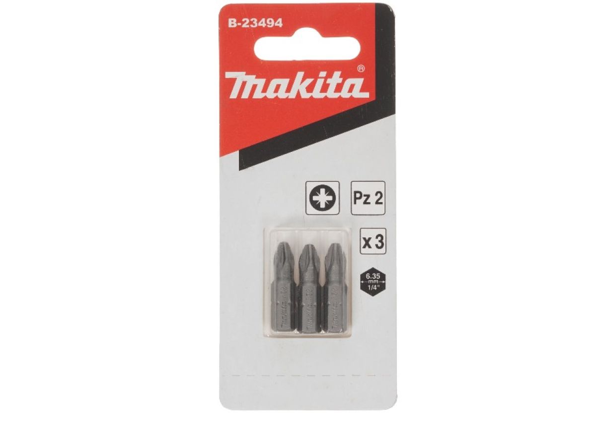 Насадка Impact Black PZ2 3 шт, 25 мм, C-form Makita B-23494