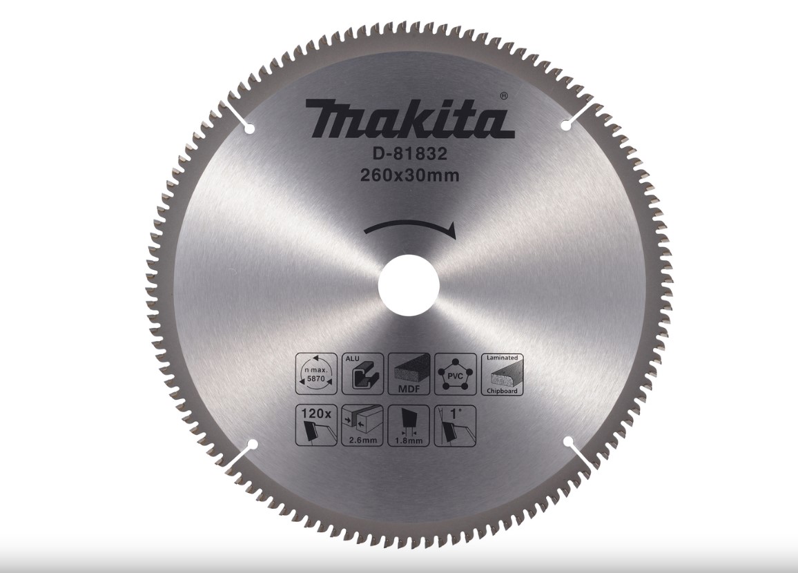 Диск пильный 260х30 мм 120 зуб. универсальный MAKITA