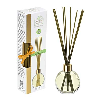 Ароматический диффузор в стеклянном флаконе 70 мл,»№ 62 Honey pear»,  AROMA REPUBLIC
