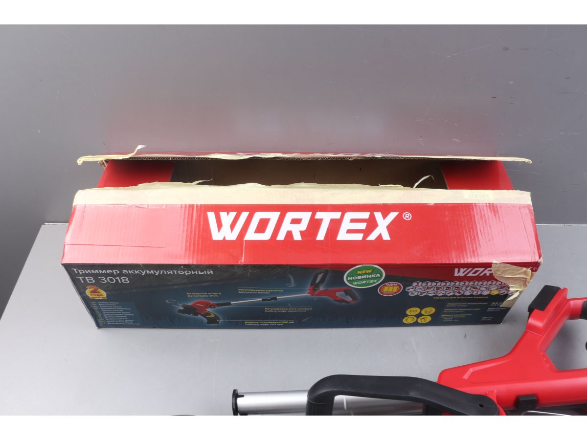 Триммер аккум. WORTEX TB 3018 ALL1 XLT SOLO 18В, шир.скаш.300 мм, полуавт.головка, леска 1.6 мм уц