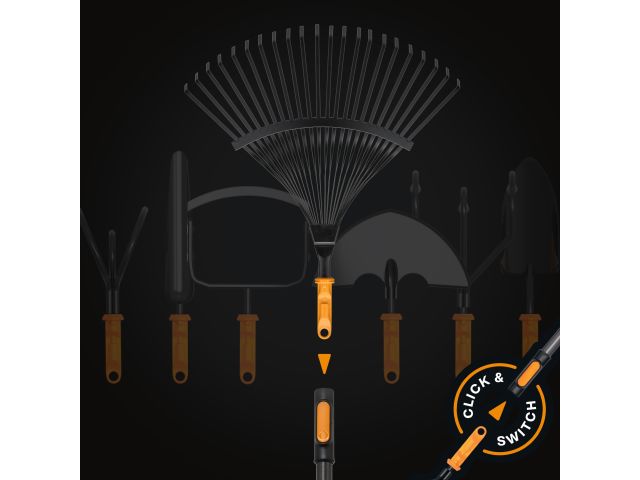Грабли веерные мет. для листьев OneClick FISKARS