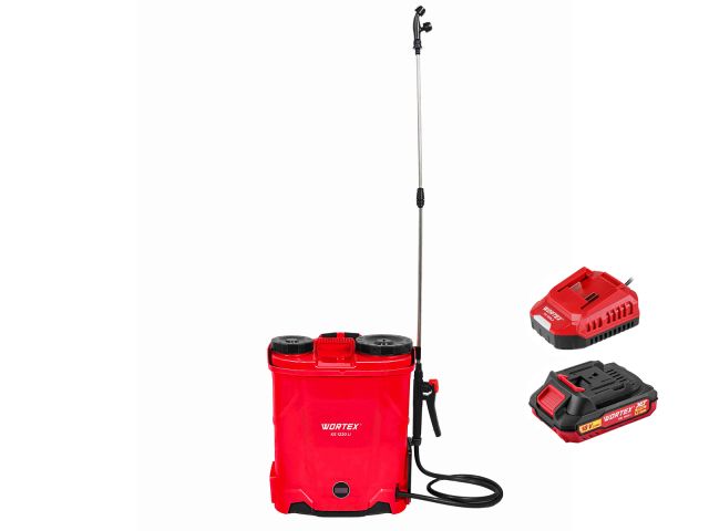 Аккум. опрыскиватель WORTEX KS 1220 Li в кор. ALL1 XLT SET 18В, 12 л, 2 Ач акб