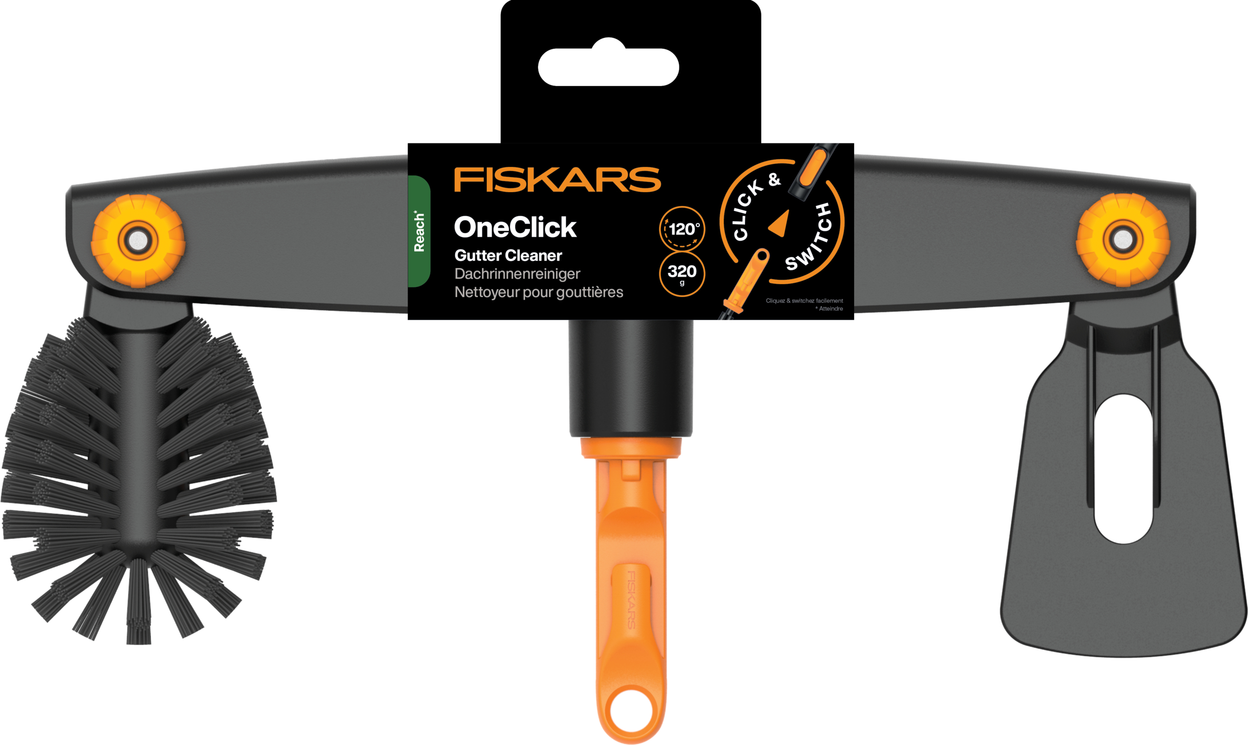 Насадка-очиститель для желобов OneClick FISKARS
