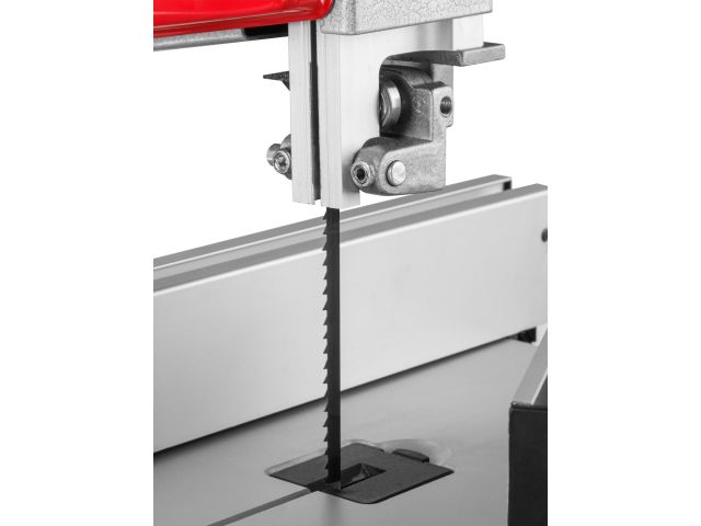 Ленточная пила WORTEX IBS 3585 в кор. 350 Вт, 80 мм, 900 м/мин (Асинхронный двигатель, регулировка наклона стола, расширитель)