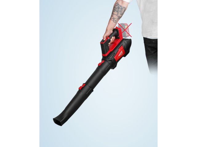 Аккум. воздуходувка WORTEX BB 1218-1 D XLT SOLO БЕСЩЁТ., 18В, 440-720 м.куб/ч, 92-152 км/ч (БЕЗ АКБ И ЗУ, 18 В, БЕСЩ. ДВИГ., 5 скор. + Турбо