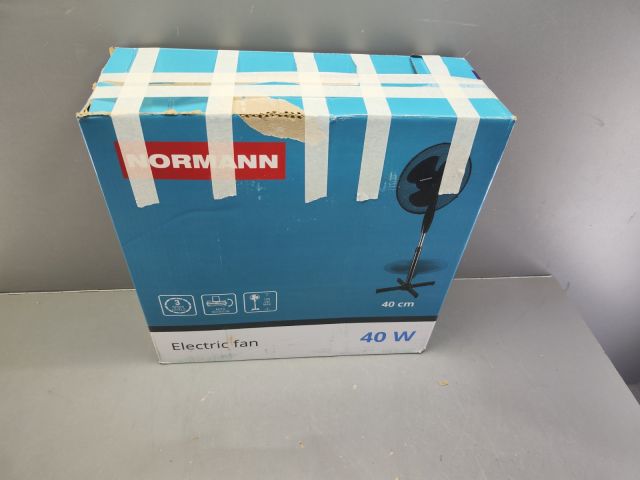 Вентилятор электрический напольный ACF-198 NORMANN (2 шт. в уп.) уцененный (7260052275) (40 Вт; диаметр 40см; 3 скорости; автоповорот)