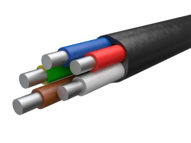 Кабель АВВГ 5х6,0 (бухта 100м) Ч БелРоскабель