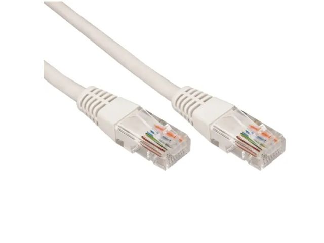 Пaтч-корд 10м U/UTP, CAT 5e, RJ45-RJ45, PVC серый REXANT