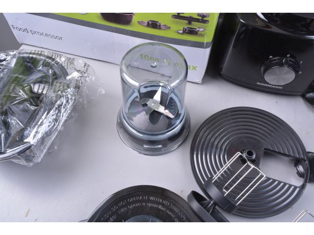 Кухонный комбайн NORMANN AFP-947 уцененный (8373539040) (ОТГРУЗКА ТОЛЬКО ПО ЭТН/ЭТТН | 1000 Вт; регул.скор.; 12 функций; блендер 1.8 л; чаша