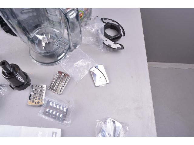 Кухонный комбайн NORMANN AFP-947 уцененный (8373539040) (ОТГРУЗКА ТОЛЬКО ПО ЭТН/ЭТТН | 1000 Вт; регул.скор.; 12 функций; блендер 1.8 л; чаша