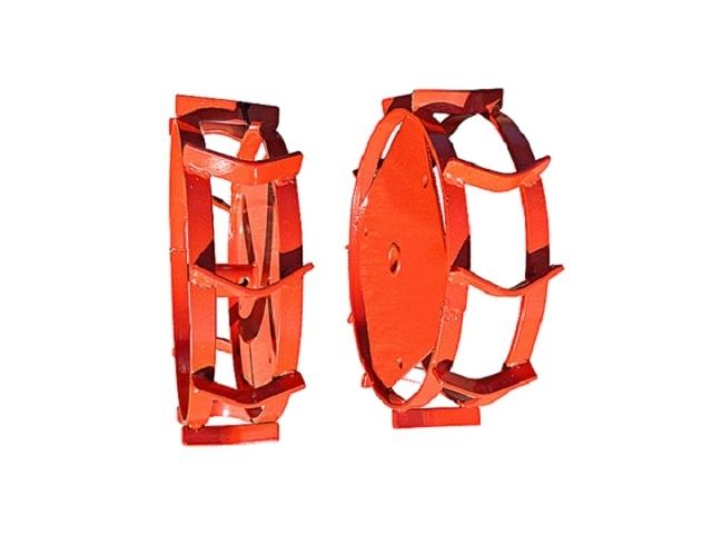 Грунтозацепы (комплект) KF для V-400, V-500 (диам.340мм, шир 90мм, 2 обруча) (ВРМЗ) (красный)