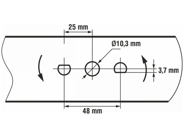 Нож для газонокосилки 42 см ECO (в блистере; для LG-434)