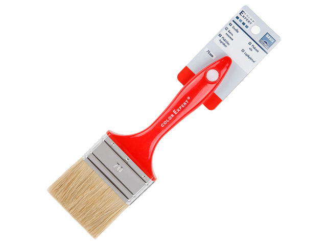 Кисть плоская 1"-30мм смеш. щетина (стены, фасады) COLOR EXPERT