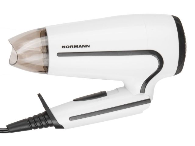 Фен NORMANN AHD-423 (ОТГРУЗКА ТОЛЬКО ПО ЭТН/ЭТТН | 1500 Вт; 2 режима; холод.обд.; складная ручка)