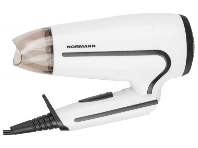 Фен NORMANN AHD-423 (ОТГРУЗКА ТОЛЬКО ПО ЭТН/ЭТТН | 1500 Вт; 2 режима; холод.обд.; складная ручка)