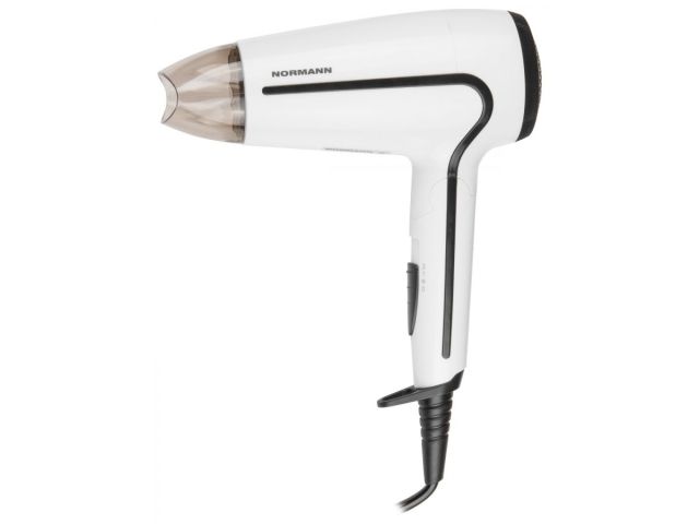 Фен NORMANN AHD-423 (ОТГРУЗКА ТОЛЬКО ПО ЭТН/ЭТТН | 1500 Вт; 2 режима; холод.обд.; складная ручка)