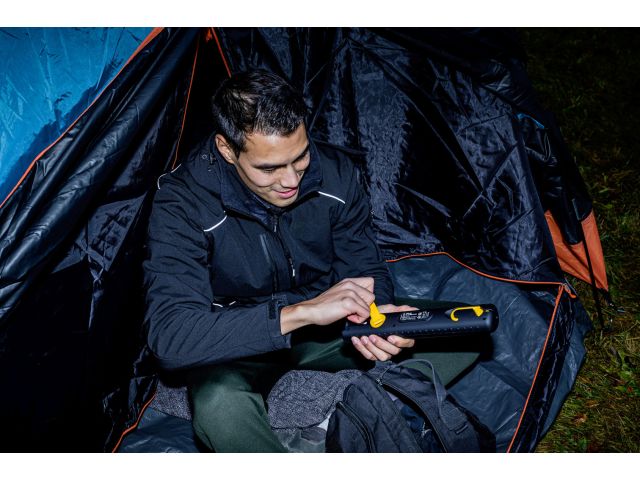 Фонарь-переноска аккумуляторный 300Лм, Brennenstuhl HL 300 AD (с ручной зарядкой (динамо), магнитом, крючком, USB)