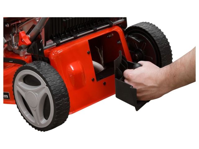 Газонокосилка бензиновая ECO LG-434 самоходная (3.5 л.с., шир. 42 см, самоходная, мульчир., стальн. корпус, травосборник 45 л)