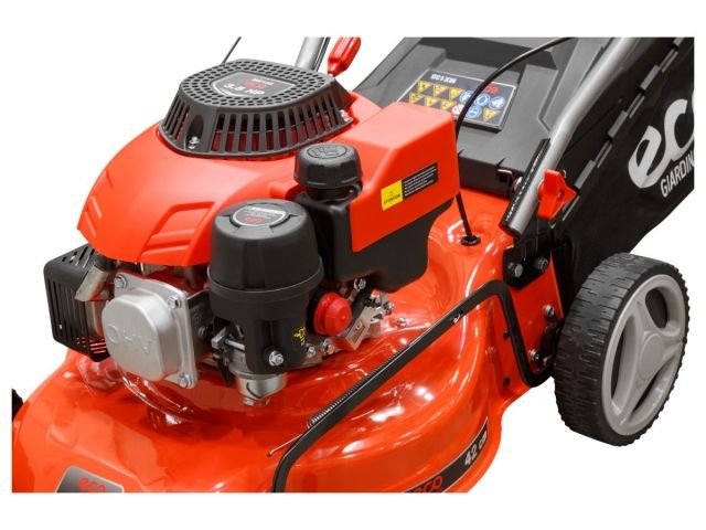 Газонокосилка бензиновая ECO LG-434 самоходная (3.5 л.с., шир. 42 см, самоходная, мульчир., стальн. корпус, травосборник 45 л)